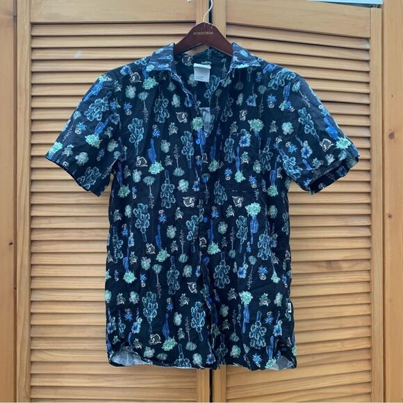 The North Face Cactus Print Button Up Size Small - Picture 1 of 5